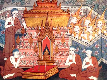 Cremation of the Buddha's Body